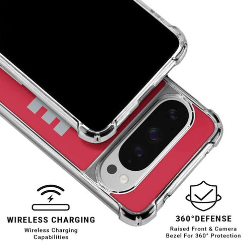 Ohio State University The Ohio State Buckeyes Google Pixel 10 Pro XL Clear Case